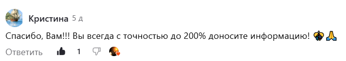 Скриншот отзыва клиента № 73